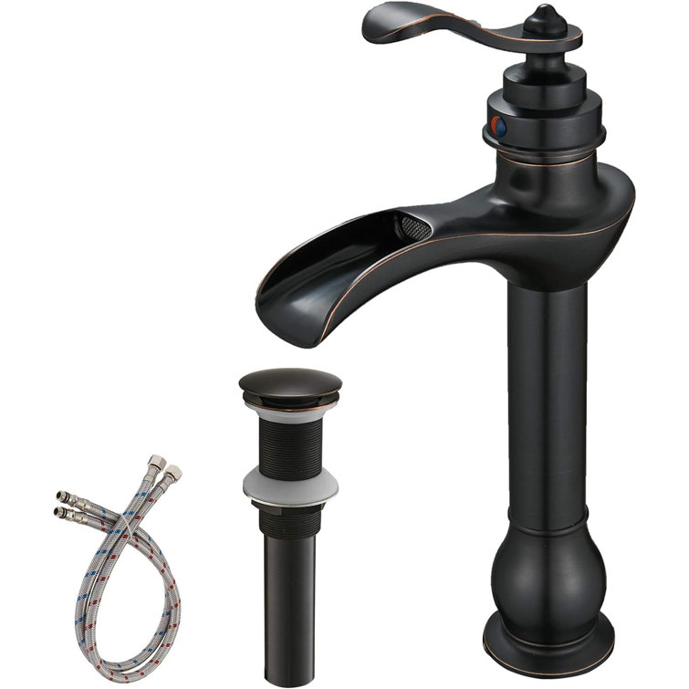 Oil Rubbed Bronze Single-Handle Vessel Sink Faucet