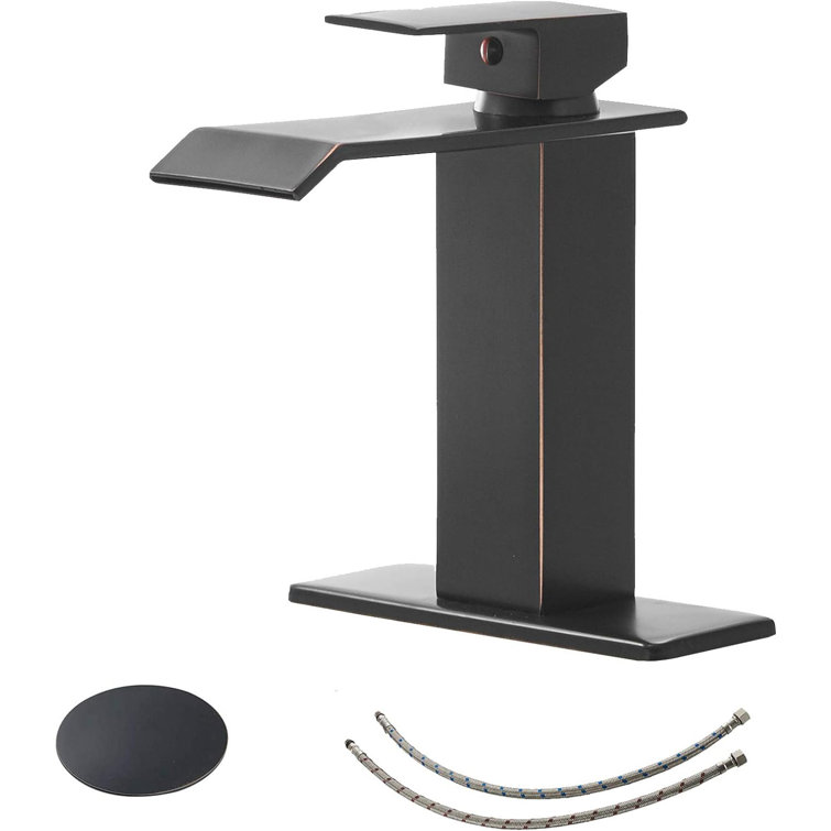 Oil Rubbed Bronze Single Handle Waterfall Bathroom Faucet