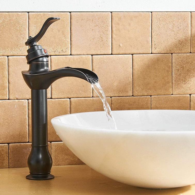 Oil Rubbed Bronze Single-Handle Vessel Sink Faucet