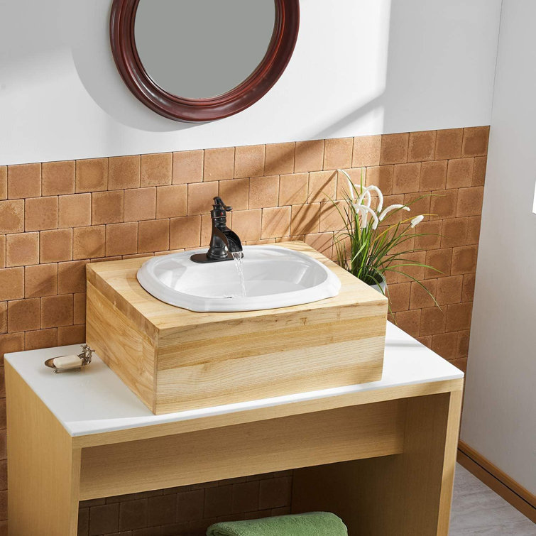 Oil Rubbed Bronze Single-Hole Waterfall Bathroom Faucet