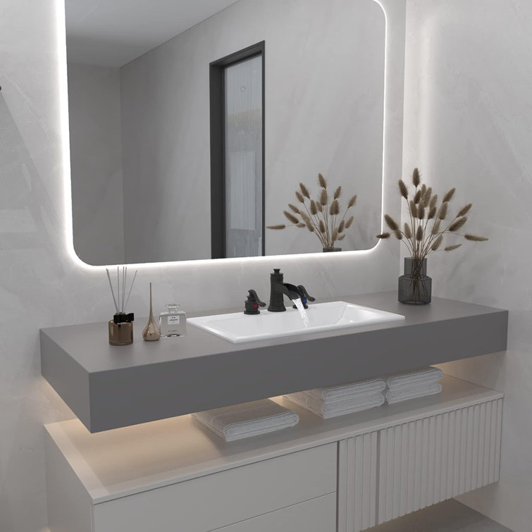 Matte Black Widespread 2-Handle Bathroom Faucet with Drain Assembly