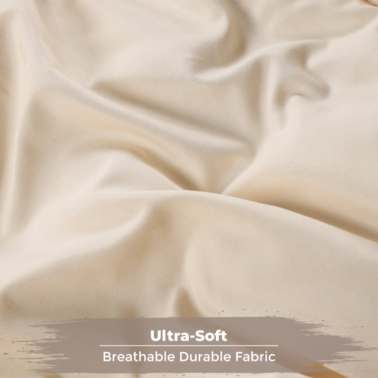 Twin Ivory Sage Reversible Down Microfiber Comforter