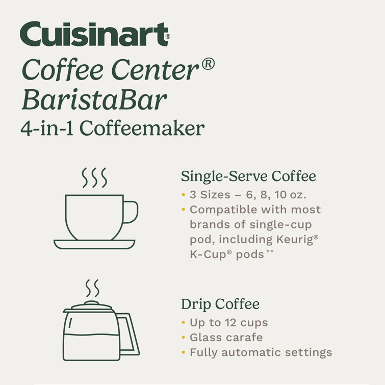 Silver Stainless Steel 12-Cup Coffee Machine with Steam Wand
