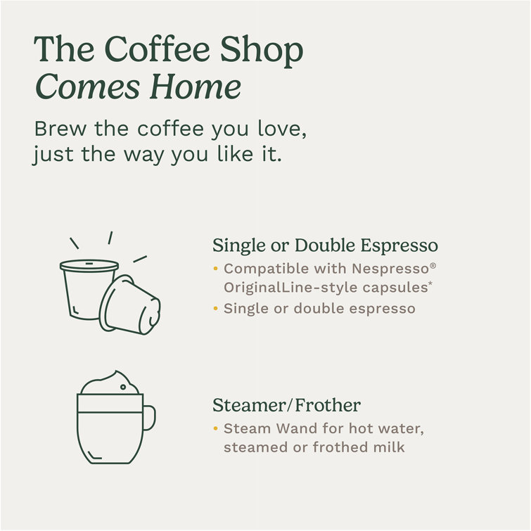 Silver Stainless Steel 12-Cup Coffee Machine with Steam Wand
