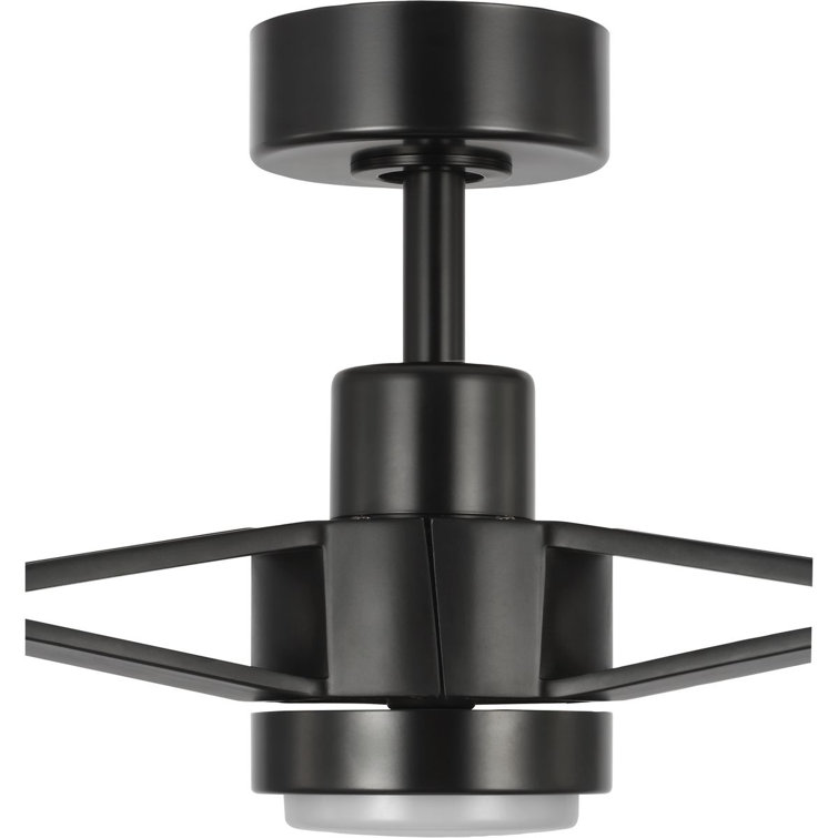 Belen 60'' Matte Black Ceiling Fan with LED Light