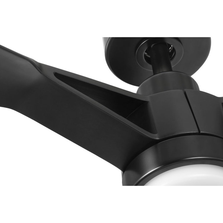 Belen 60'' Matte Black Ceiling Fan with LED Light