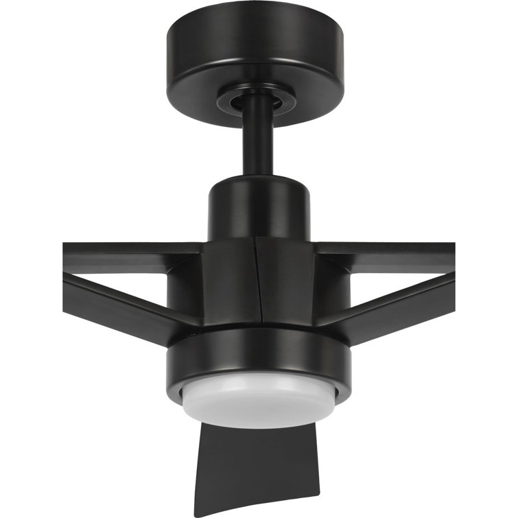Belen 60'' Matte Black Ceiling Fan with LED Light