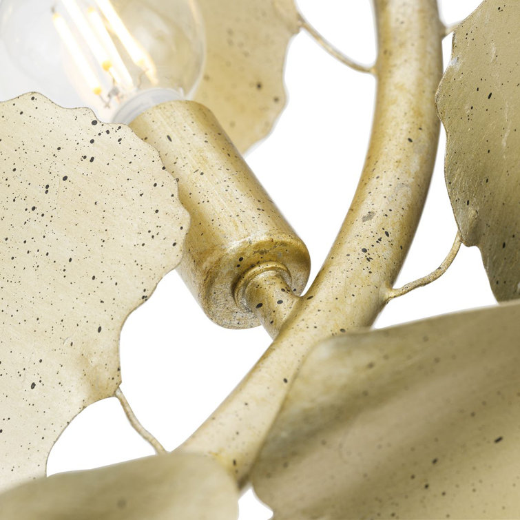 Laurel Gilded Silver 6-Light Empire Chandelier