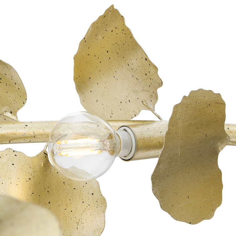 Laurel Gilded Silver 6-Light Empire Chandelier