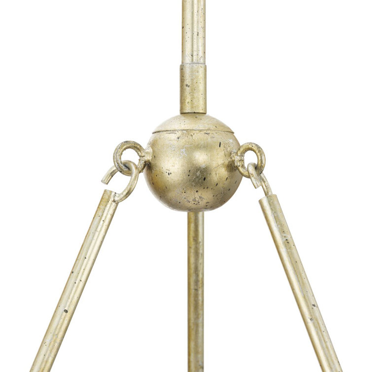 Laurel Gilded Silver 6-Light Empire Chandelier