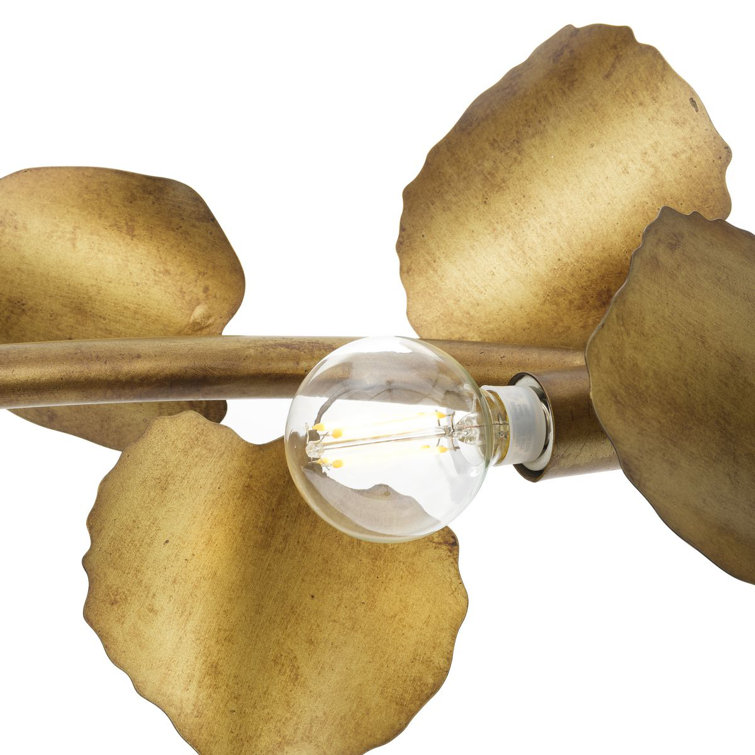 Laurel Gold Ombre 8-Light Steel Empire Chandelier