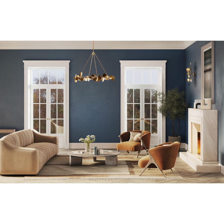 Laurel Gold Ombre 8-Light Steel Empire Chandelier