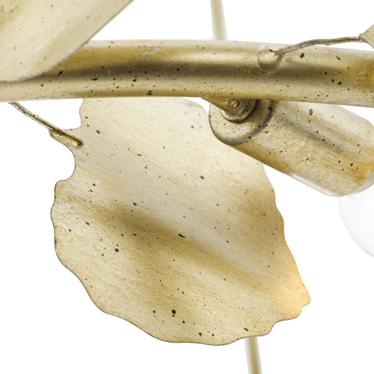 Laurel Gilded Silver 6-Light Empire Chandelier