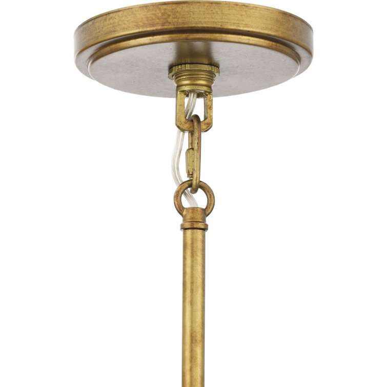 Laurel Gold Ombre 8-Light Steel Empire Chandelier