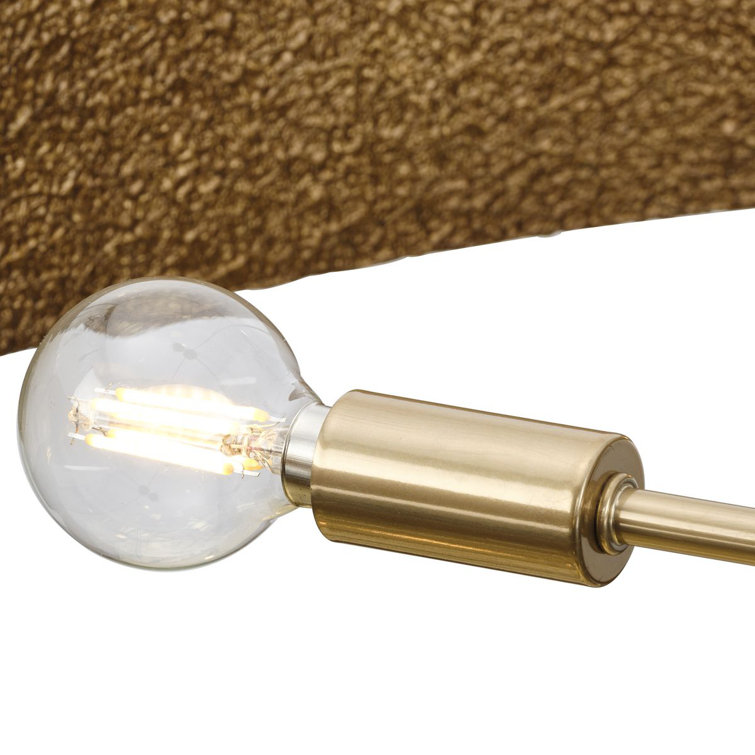 Lusail Soft Gold 5-Light Steel Drum Chandelier