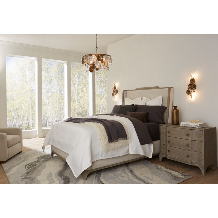 Loretta Gold Ombre 27" Artisanal Glass Chandelier