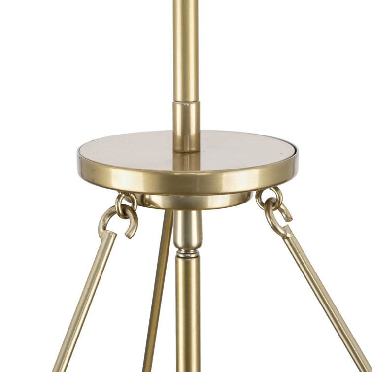 Lusail Soft Gold 5-Light Steel Drum Chandelier