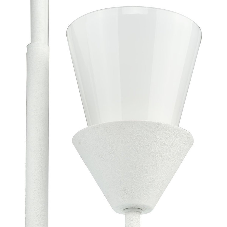 Pinellas 30" White Plaster Candle Style Chandelier