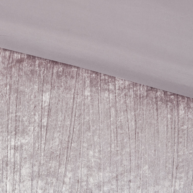 Blush Velvet Full Down Alternative 5-Piece Bedspread Set