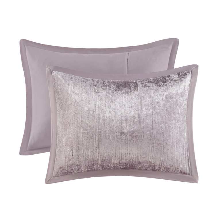 Blush Velvet Full Down Alternative 5-Piece Bedspread Set