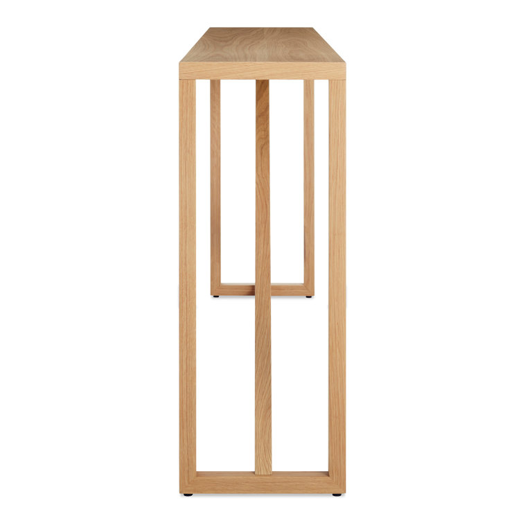 White Oak 54" Modern Strut Coffee Table