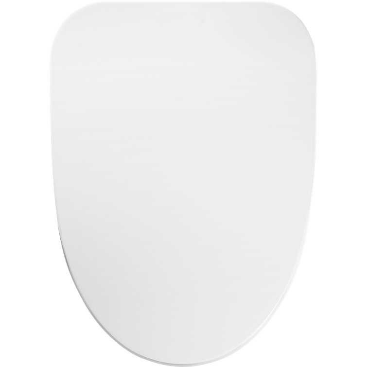 White Polypropylene Electric Smart Bidet Toilet Seat with Heated Seat and Remote
