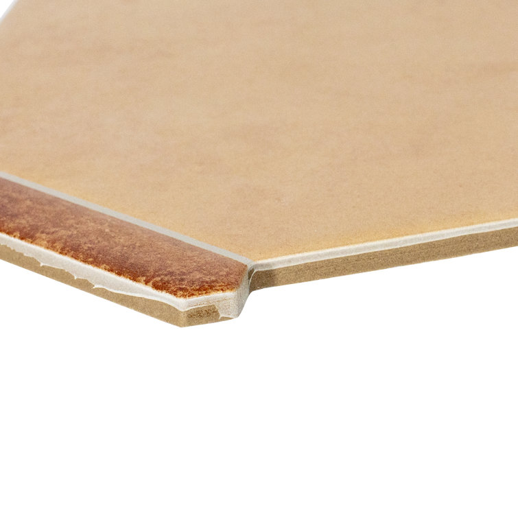 Samara Terracotta Hexagon Matte Porcelain Tile Set
