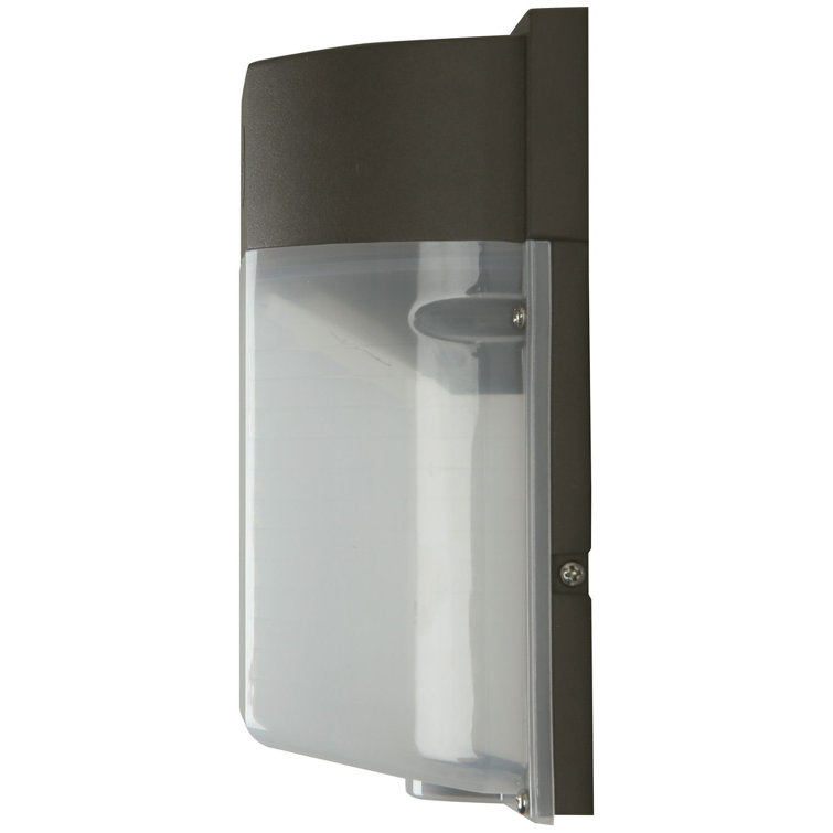 Bronze Dimmable LED Wall Pack with Frosted Polycarbonate Lens