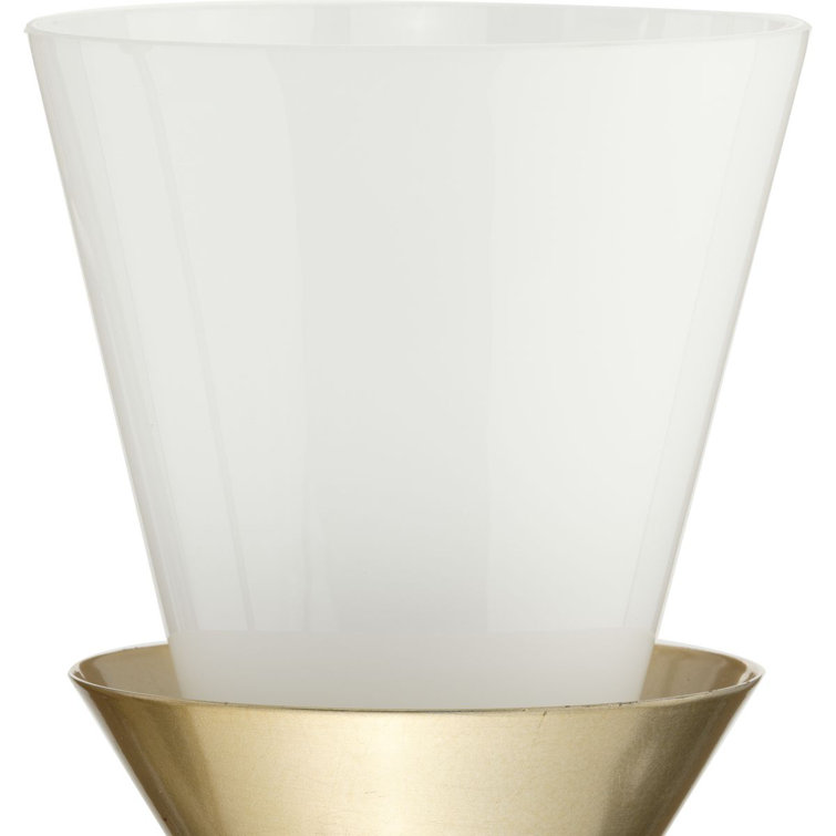 Pinellas Soft Gold 3-Light Pendant with Opal Glass Shades
