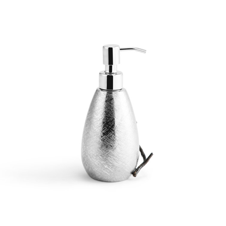 Bronze and Metallic Brown Butterfly Ginkgo Soap Dispenser