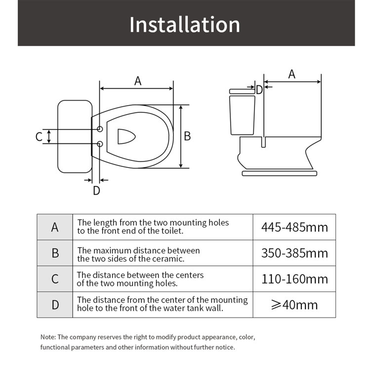 White Polypropylene Electric Smart Bidet Toilet Seat with Heated Seat and Remote