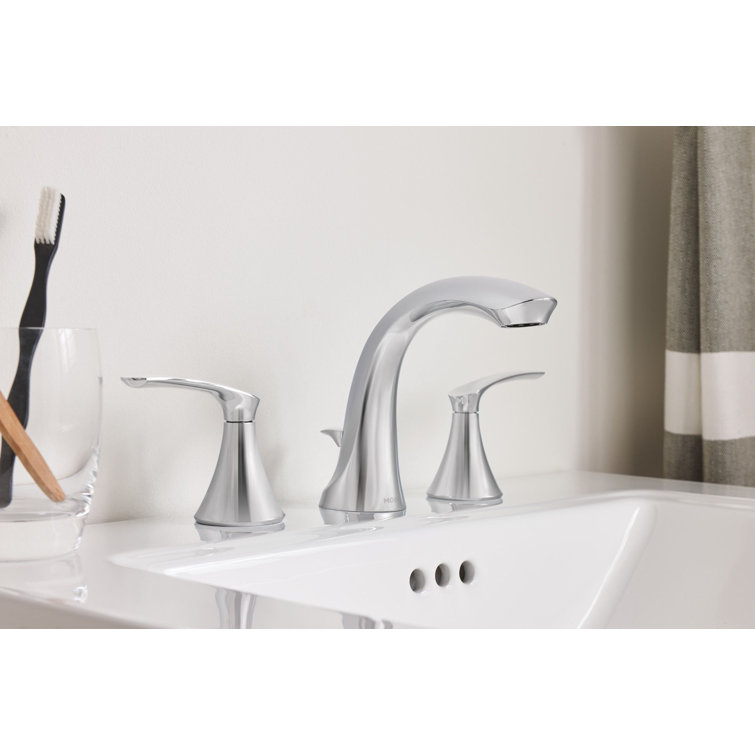 Darcy High-Arc Chrome Widespread Bathroom Faucet with Lever Handles