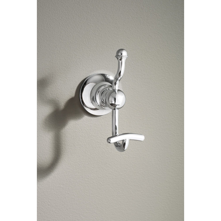 Vale Chrome Double Robe Hook with Classic Design