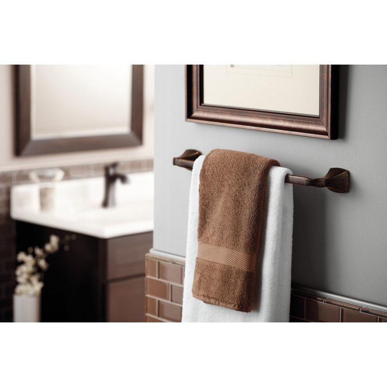 Transitional Oil Rubbed Bronze Single Hole Faucet with Drain