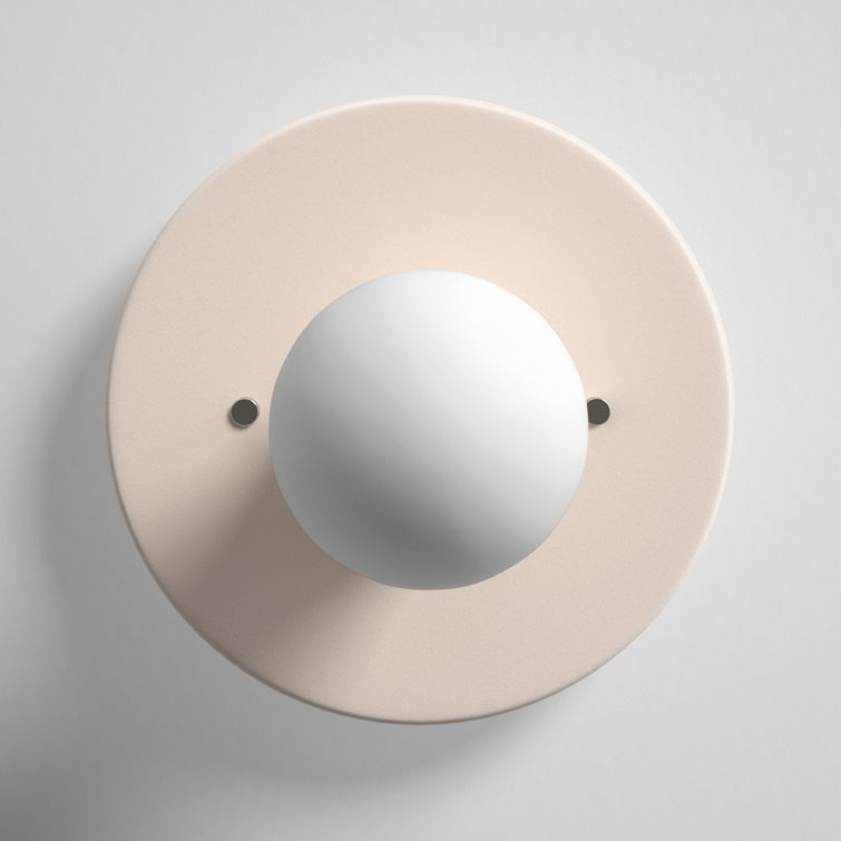 Bisque Ceramic Dimmable Single Light Wall Sconce