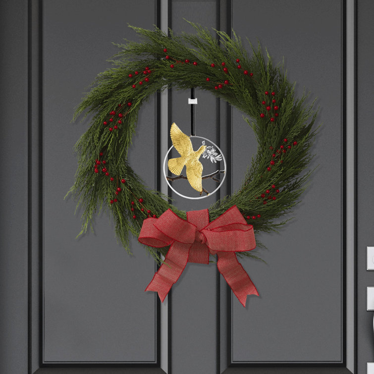 Gold and Nickel Dove of Peace Holiday Ornament