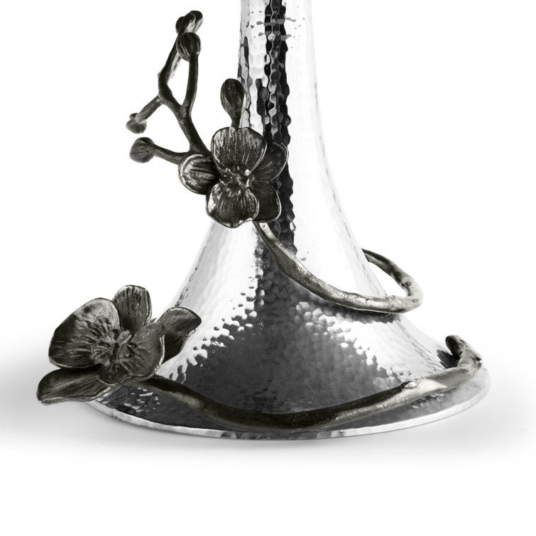 Black Nickel and Granite Round Cake Stand