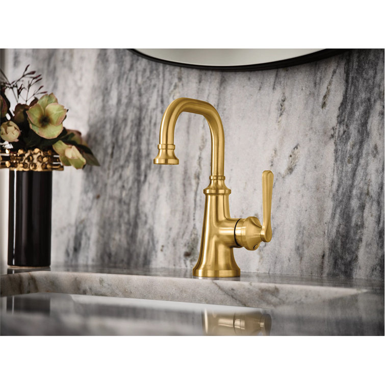 Classic Elegance 9" Black Single Hole Metal Bathroom Faucet