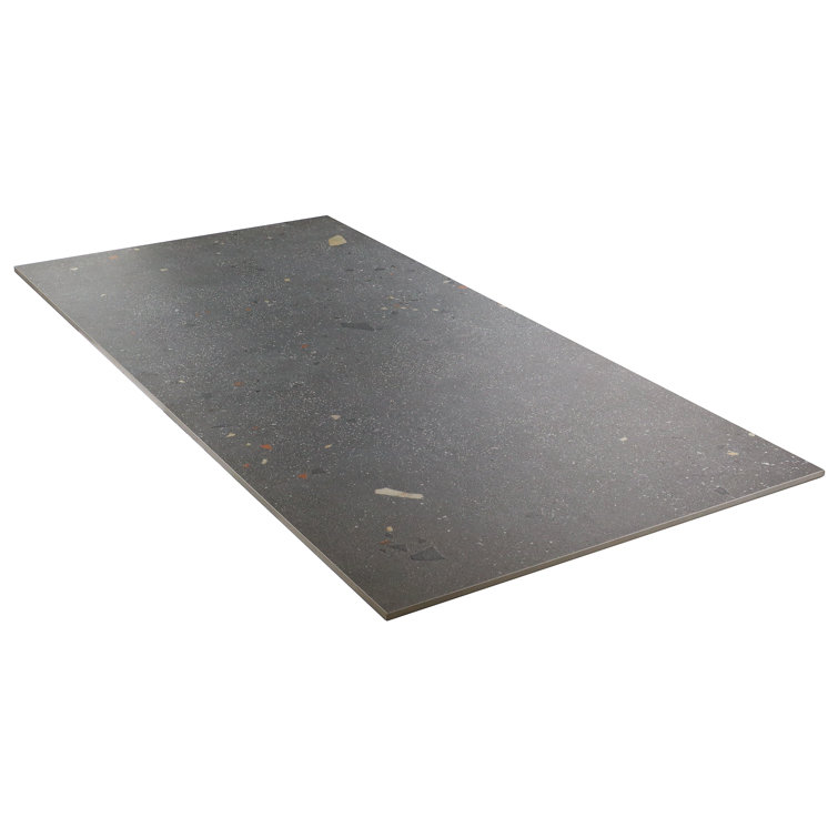 Charcoal Gray Large Format Matte Porcelain Shower Tile
