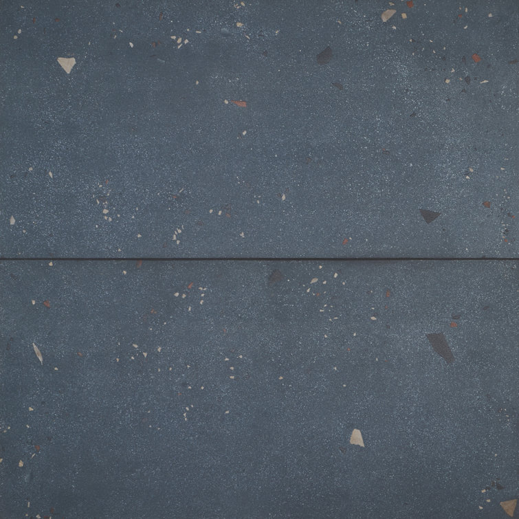 Ocean Blue Large Format Matte Porcelain Tile for Indoor/Outdoor Use