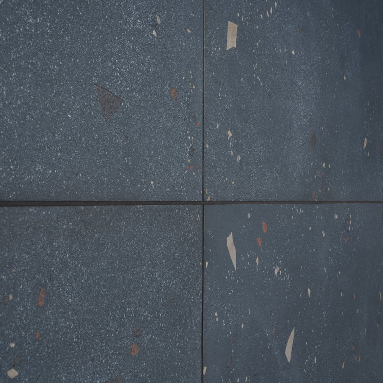 Ocean Blue Large Format Matte Porcelain Tile for Indoor/Outdoor Use