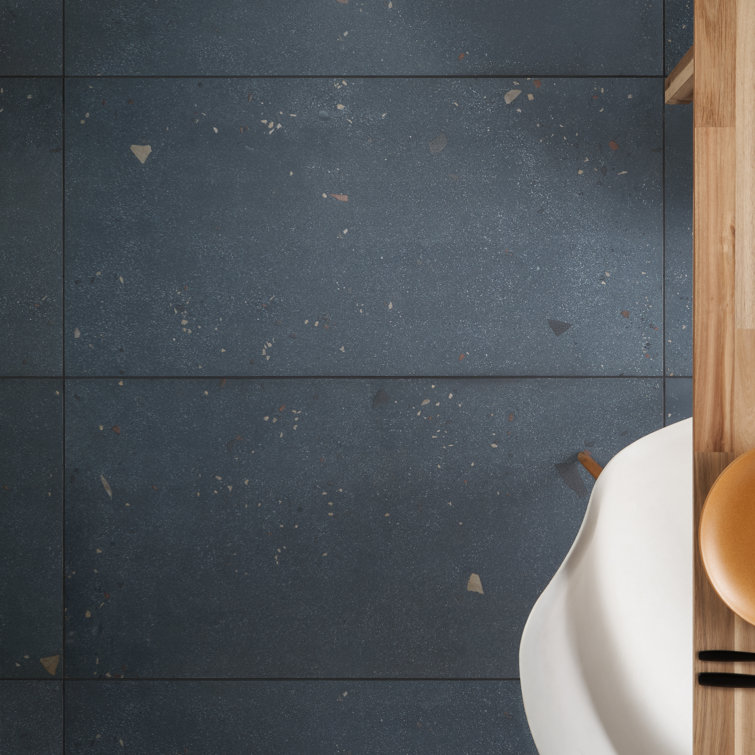 Ocean Blue Large Format Matte Porcelain Tile for Indoor/Outdoor Use