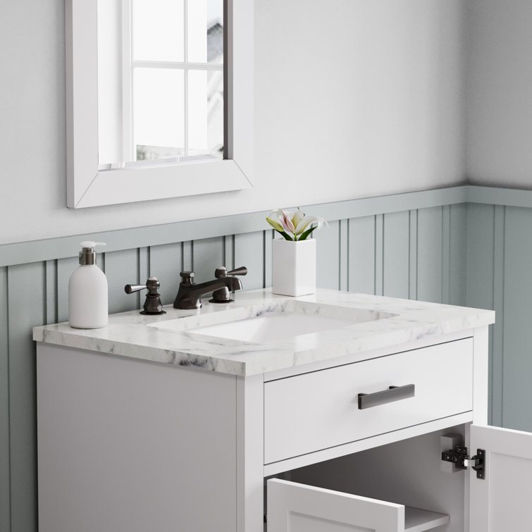 Oil Rubbed Bronze Widespread Bathroom Faucet with Cross Handles