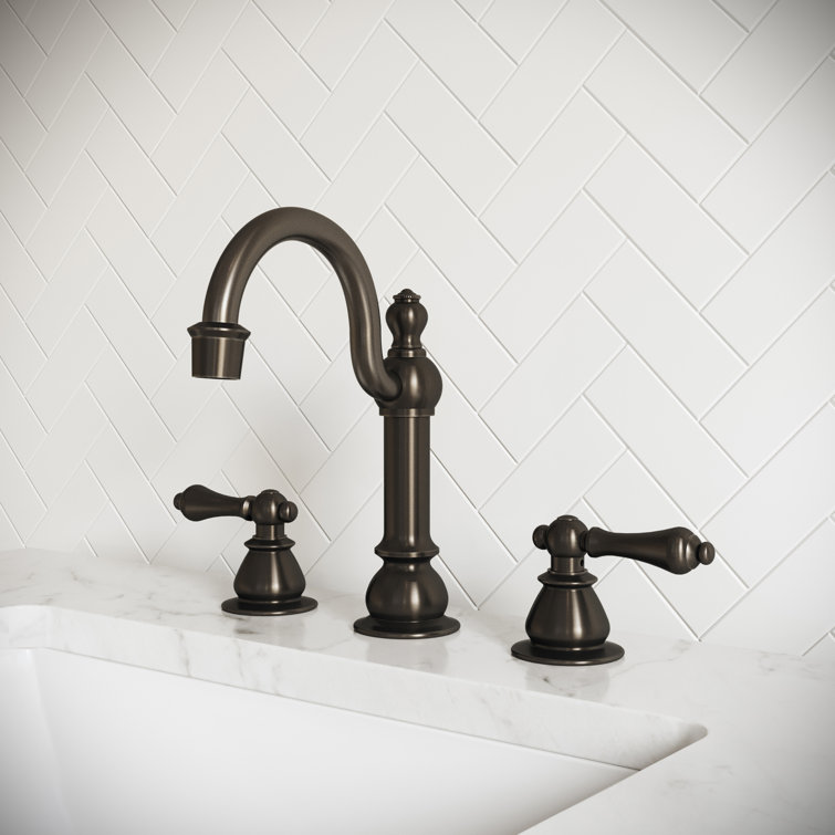 Vintage Elegance Oil-Rubbed Bronze Widespread Bathroom Faucet