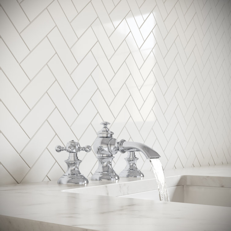 Elegant Classic Chrome Widespread Bathroom Faucet with Pop-Up Drain