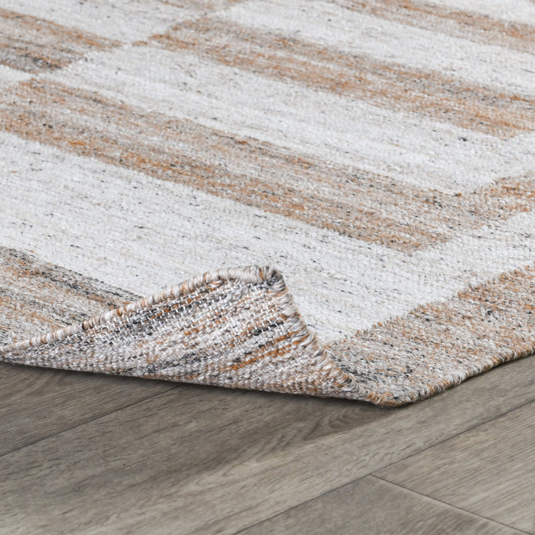 Mesa Geometric Sand and Multi Wool Indoor/Outdoor Rug