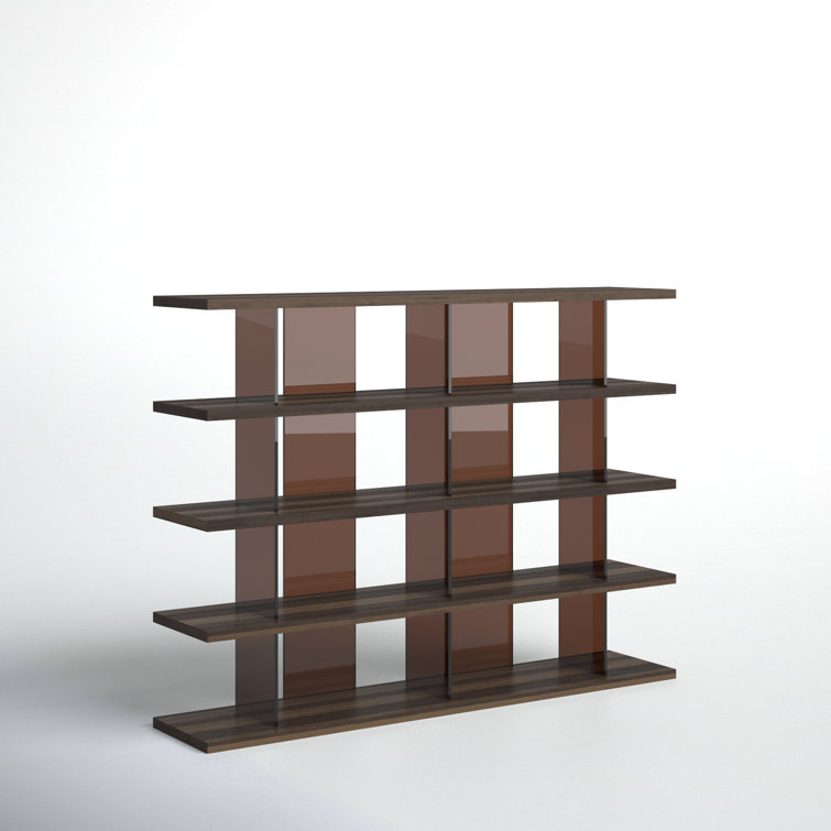 Otford Smoked Oak Multi-Tiered Minimalist Bookcase