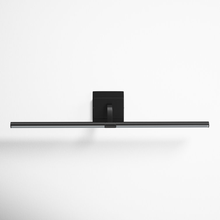 Mona Black Dimmable LED Armed Sconce with Rotatable Frame