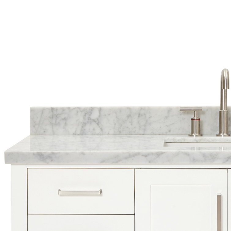 Magnolia 55" White Freestanding Single Bathroom Vanity Set