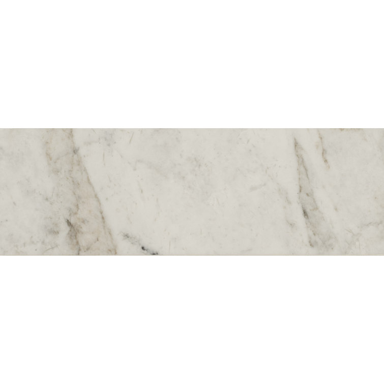Arabescato Venato White Honed Marble Subway Tile 4" x 12"